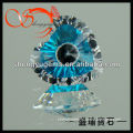colored heart shaped cubic zirconia stone in stone cz eye CZHT08933